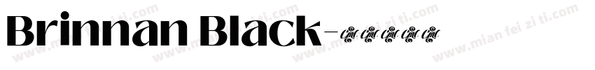 Brinnan Black字体转换